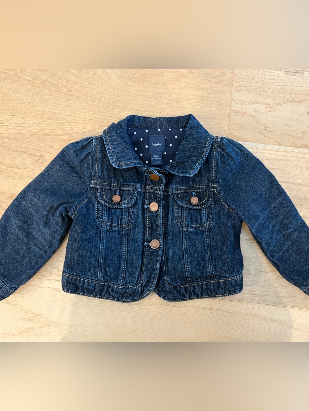 Baby GAP Girls' Blue Denim Jacket